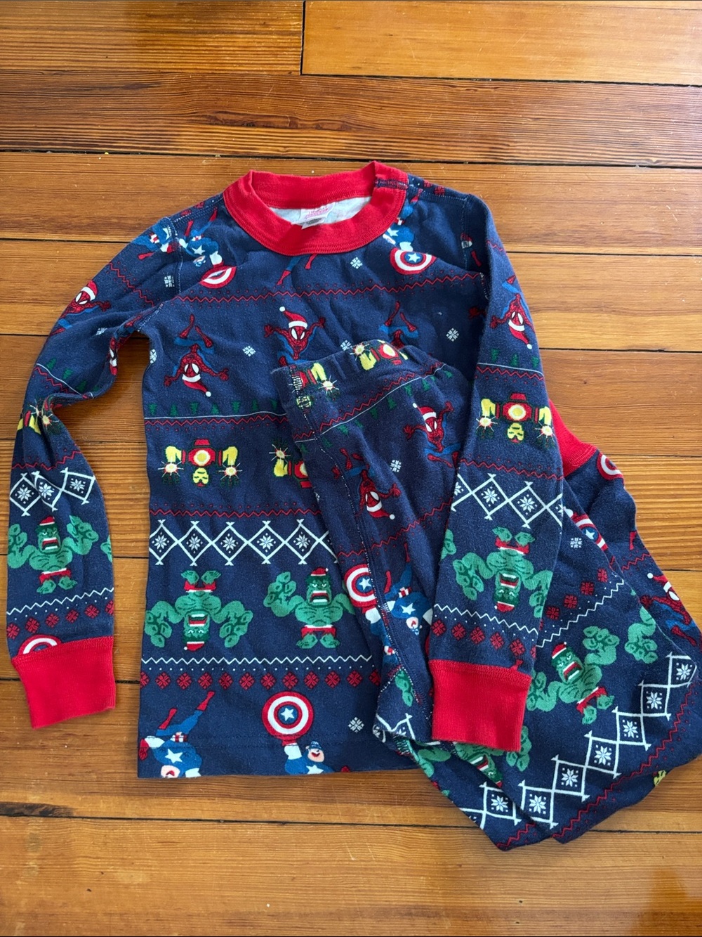 Hanna Marvel Holiday PJs